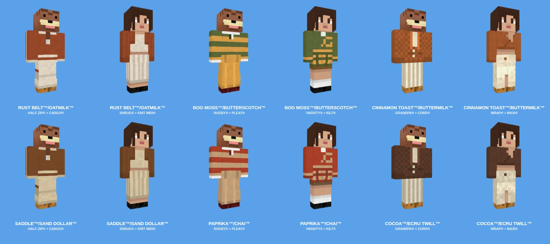 HARMONY BOARD®: six colourway trials on the GOOD® looks.