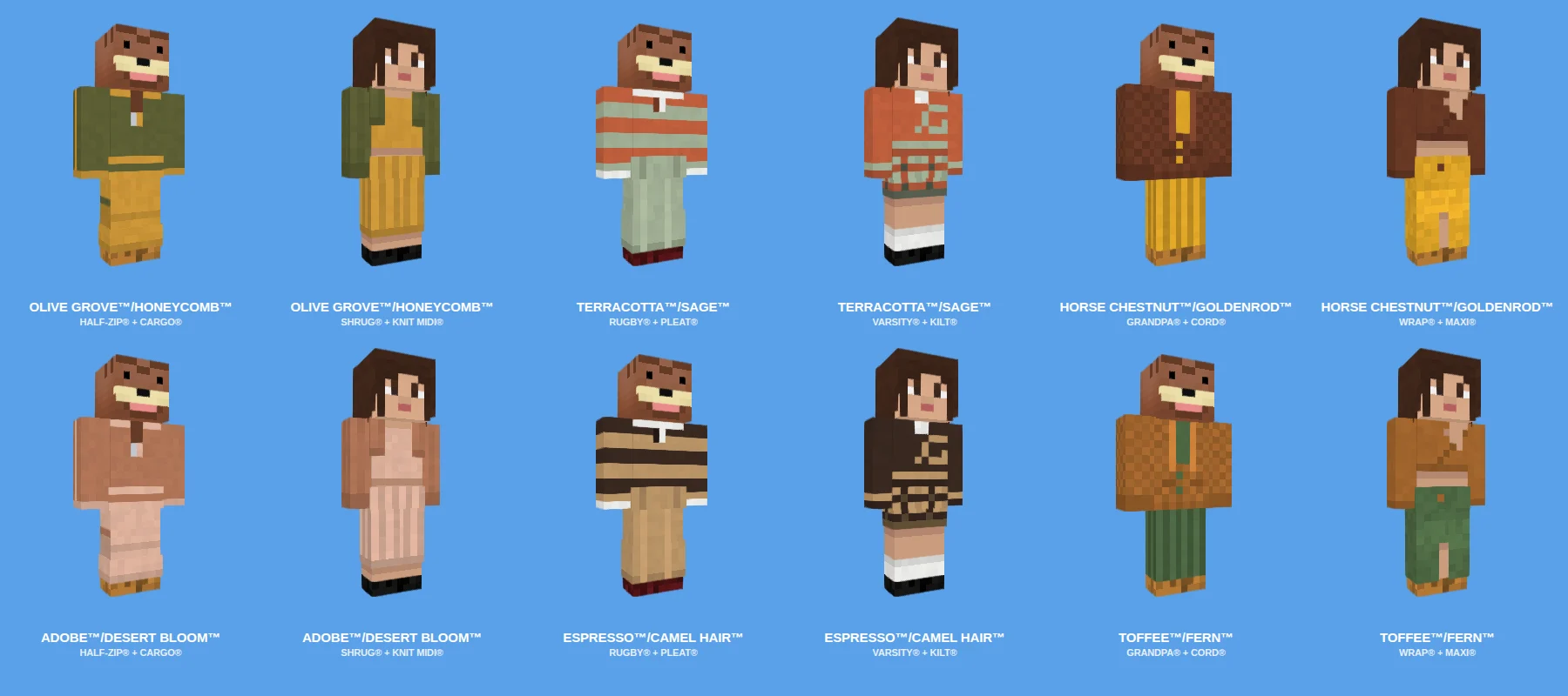 HARMONY BOARD®: six more colourway trials.
